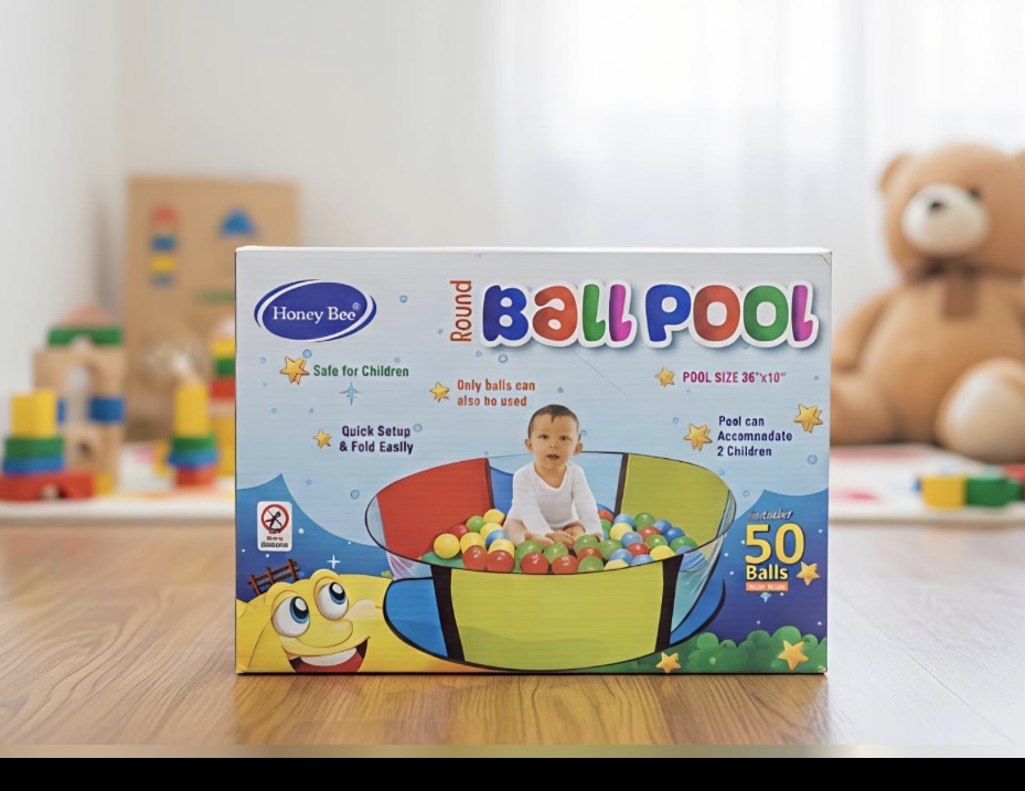 Round Ball Pool with 50 Balls