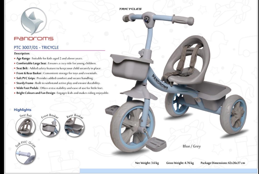 Tricycle in English Color