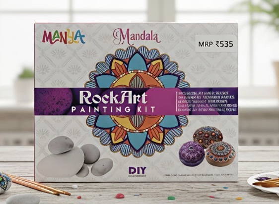 Rock Art Mandala DIY Game for Kids