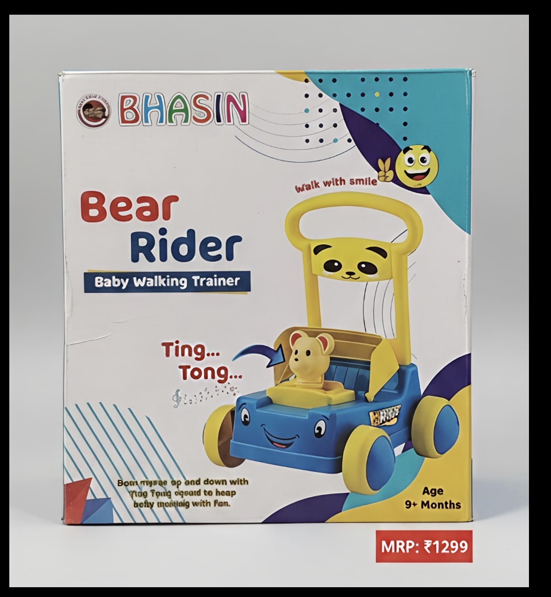 Bhasin Bear Rider Radu, For Kids 1 yr