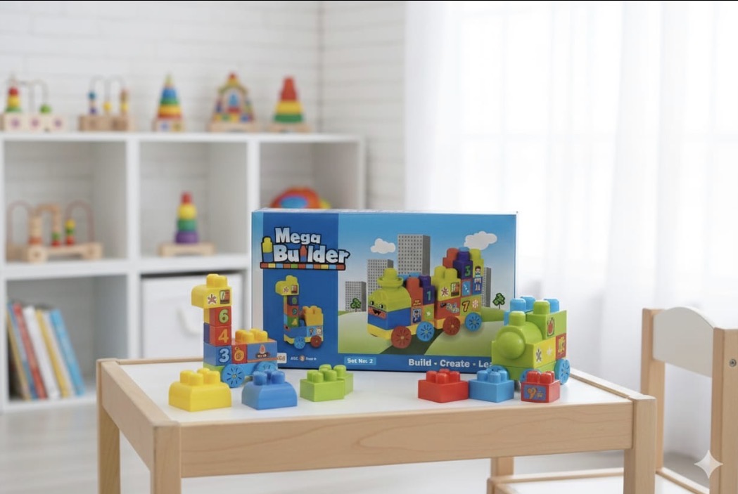 Mega Builder Blocks for 1 yr+