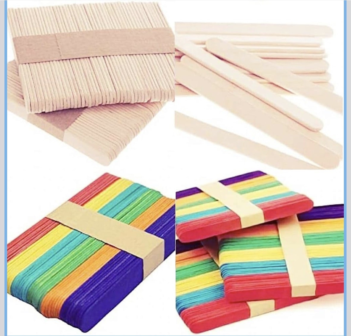 Wooden ice Cream Sticks