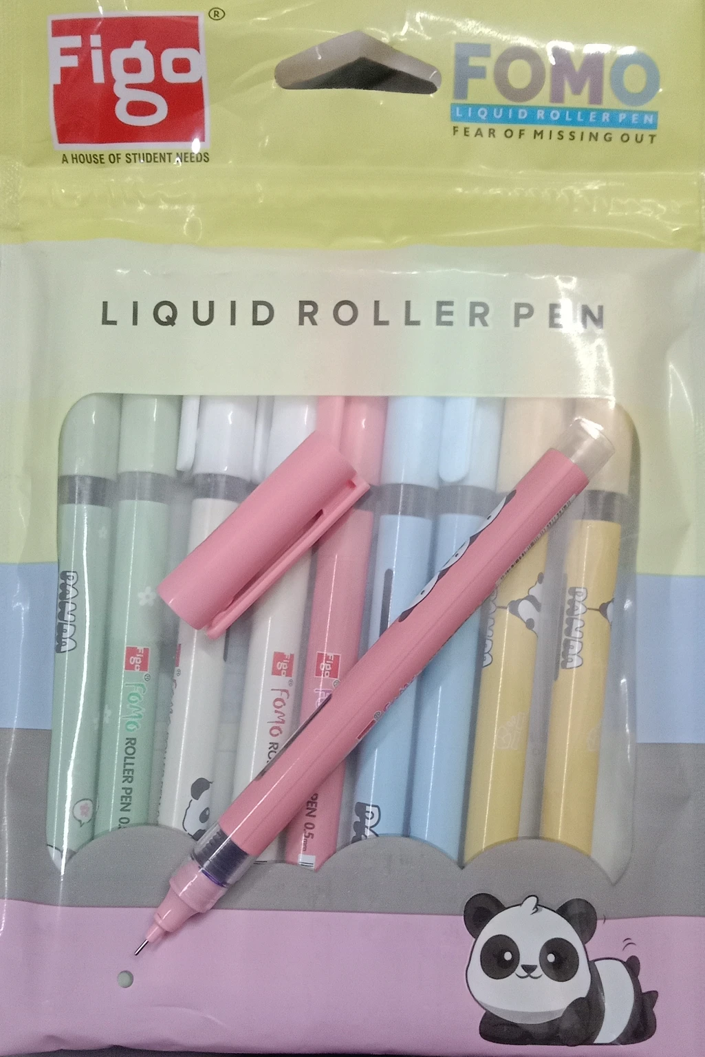Figo Fomo Panda pens  - pack of 10