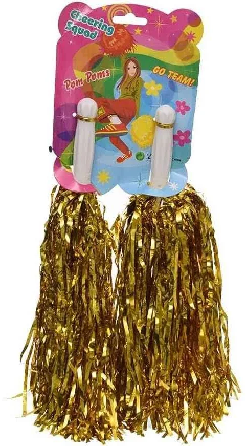 Foil Cheerleading Pom Poms