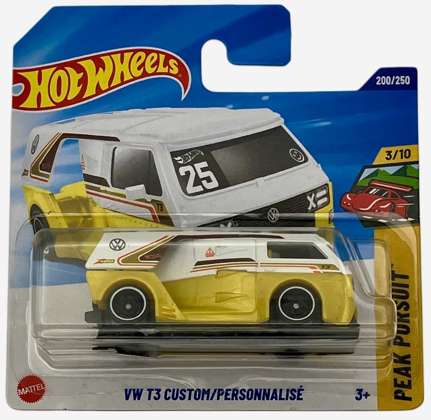 Hot Wheels - VW T3 Custom - Peak Pursuit 3/10 Yellow