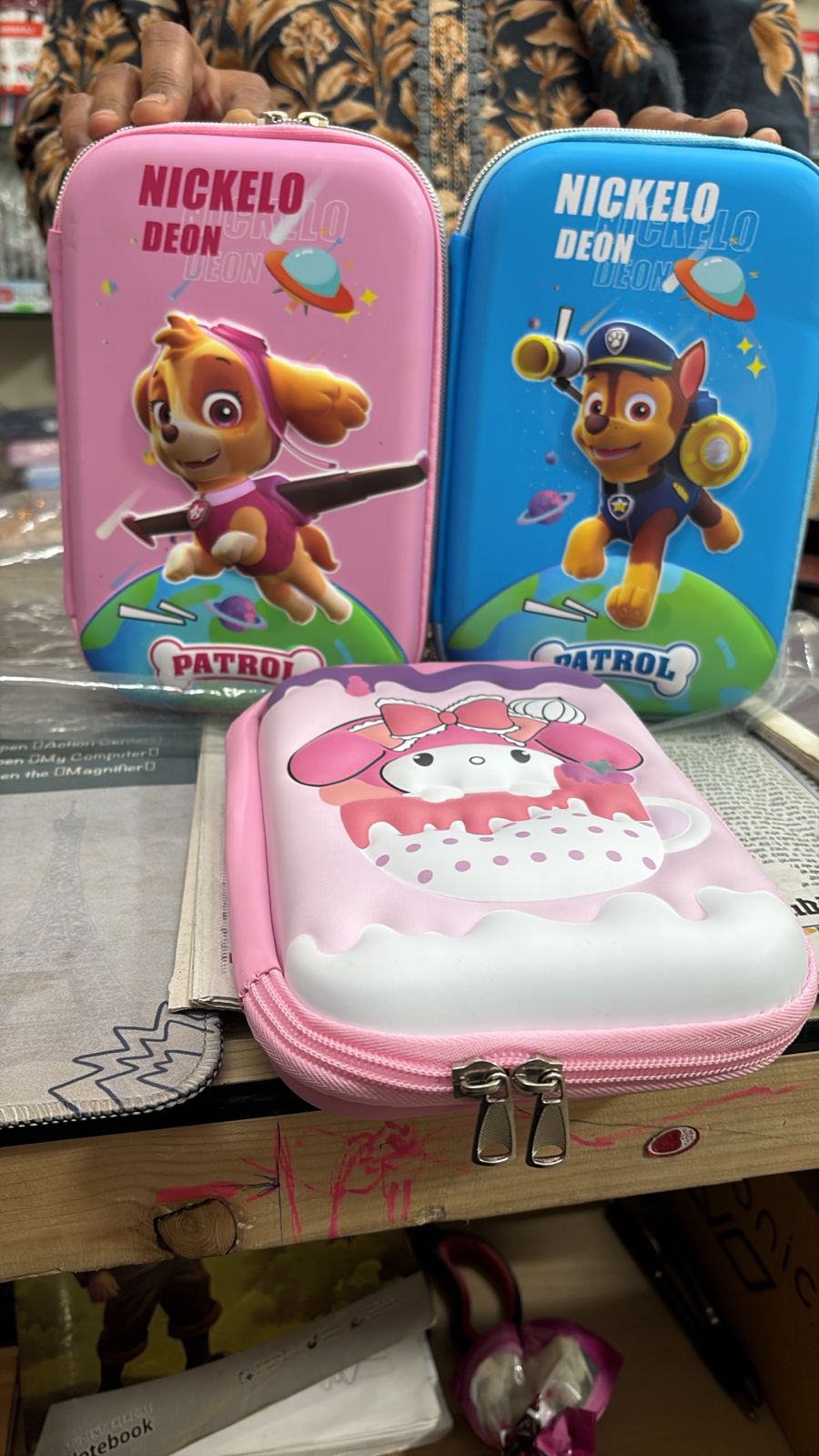 Paw patrol pencil box, Pauch - double size