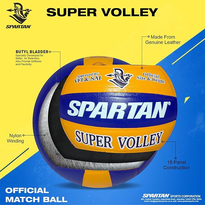 SPARTAN Super Volleyball Leather