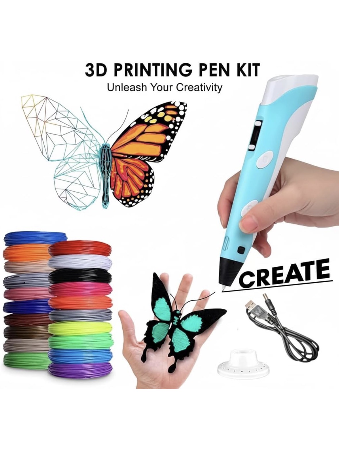 3D Pen for Kids & Adults, Creative Art Craft Tool