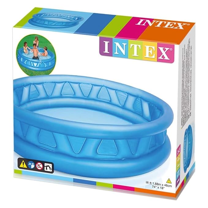 Intex - 58431 Soft Side Swimming Pool, Tub Multi Color 6 Feet
