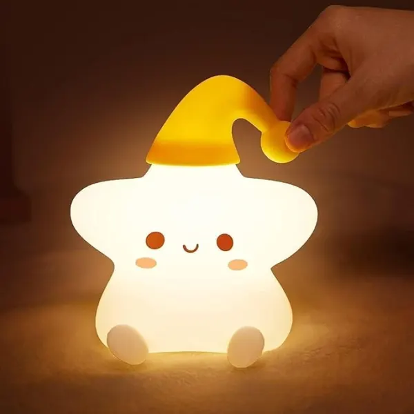 Star Gifts, Star Touch LED Silicone Lamp, C Type Charging, Premium Quality