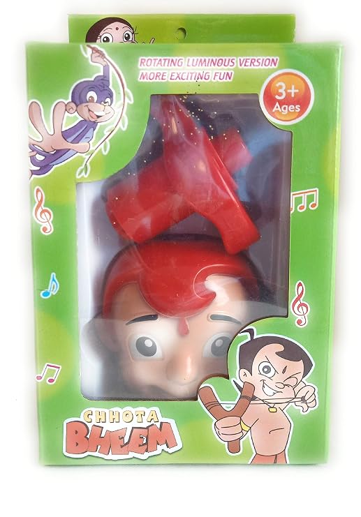 Chhota Bheem Spinner Lighting and Musical Top Spinner for Kids