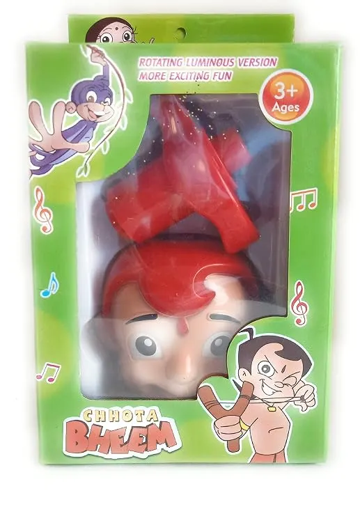 Chhota Bheem Spinner Lighting and Musical Top Spinner for Kids
