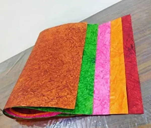 Handmade Sheets - Multicolor, Bright, Full size - A1, Craft Paper