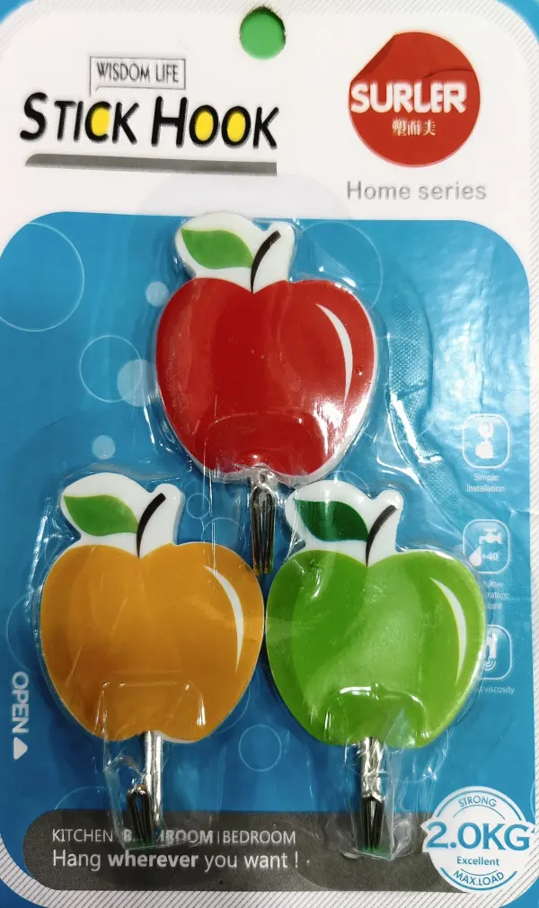 Sticky Hooks - 3 KG Grip Power - Wall Hooks