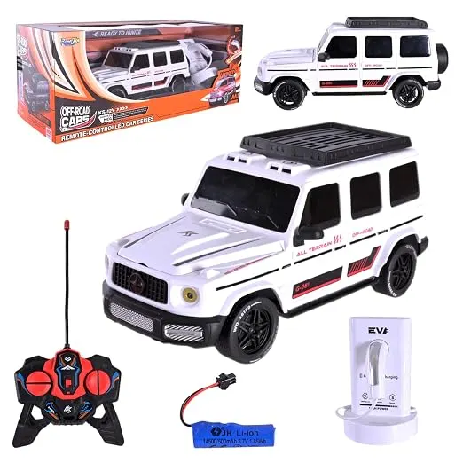 RC Off-Road SUV Car LED Lights, Rechargeable with Charging Stationtion