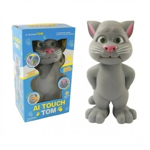 Talking Tom Cat Toy with Voice Repeat, Music & Stories for Kids