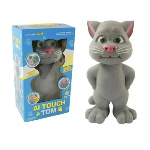 Talking Tom Cat Toy with Voice Repeat, Music & Stories for Kids